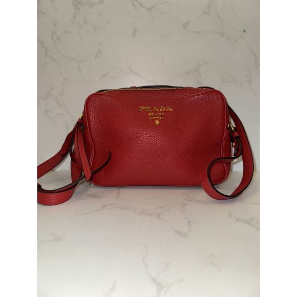 Prada Red Crossbody Bag - Excellent Condition - Picture 1 of 12